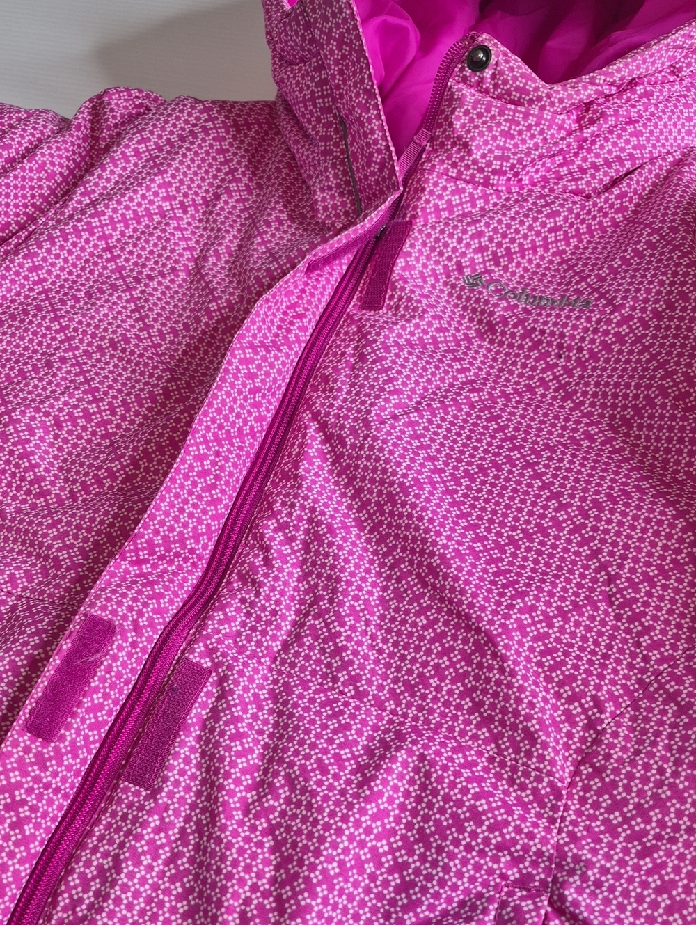 Columbia Girl's Pink Coat Size Large 14/16 - Picture 6 of 8